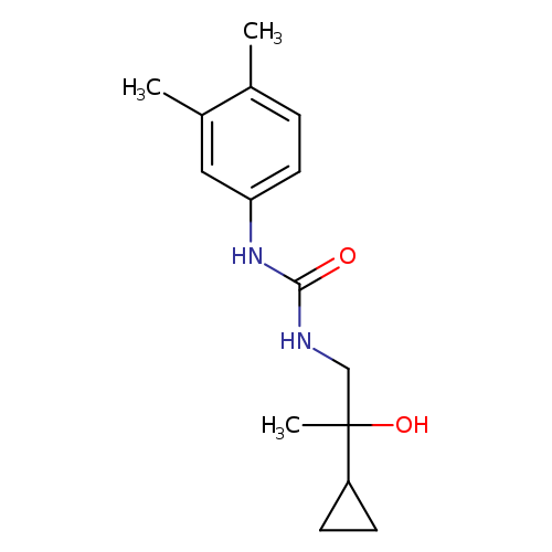 3-(2-cyclopropyl-2-hydroxypropyl)-1-(3,4-dimethylphenyl)urea