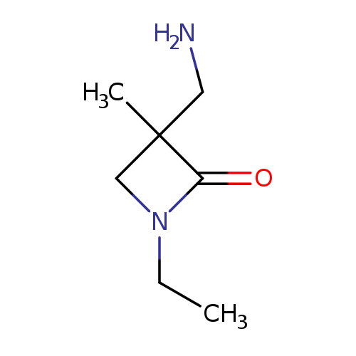 3-(aminomethyl)-1-ethyl-3-methylazetidin-2-one