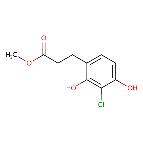 Methyl 3-(3-chloro-2,4-dihydroxyphenyl)propanoate