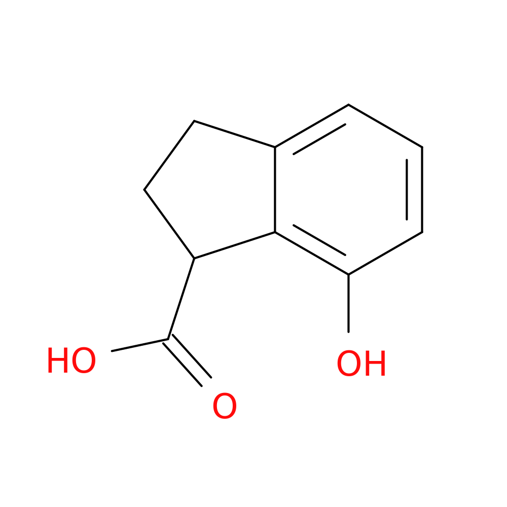 7-Hydroxy-2,3-dihydro-1H-indene-1-carboxylic acid