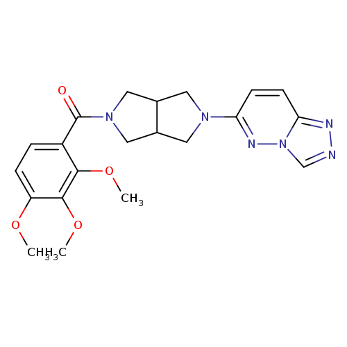 2-{[1,2,4]triazolo[4,3-b]pyridazin-6-yl}-5-(2,3,4-trimethoxybenzoyl)-octahydropyrrolo[3,4-c]pyrrole