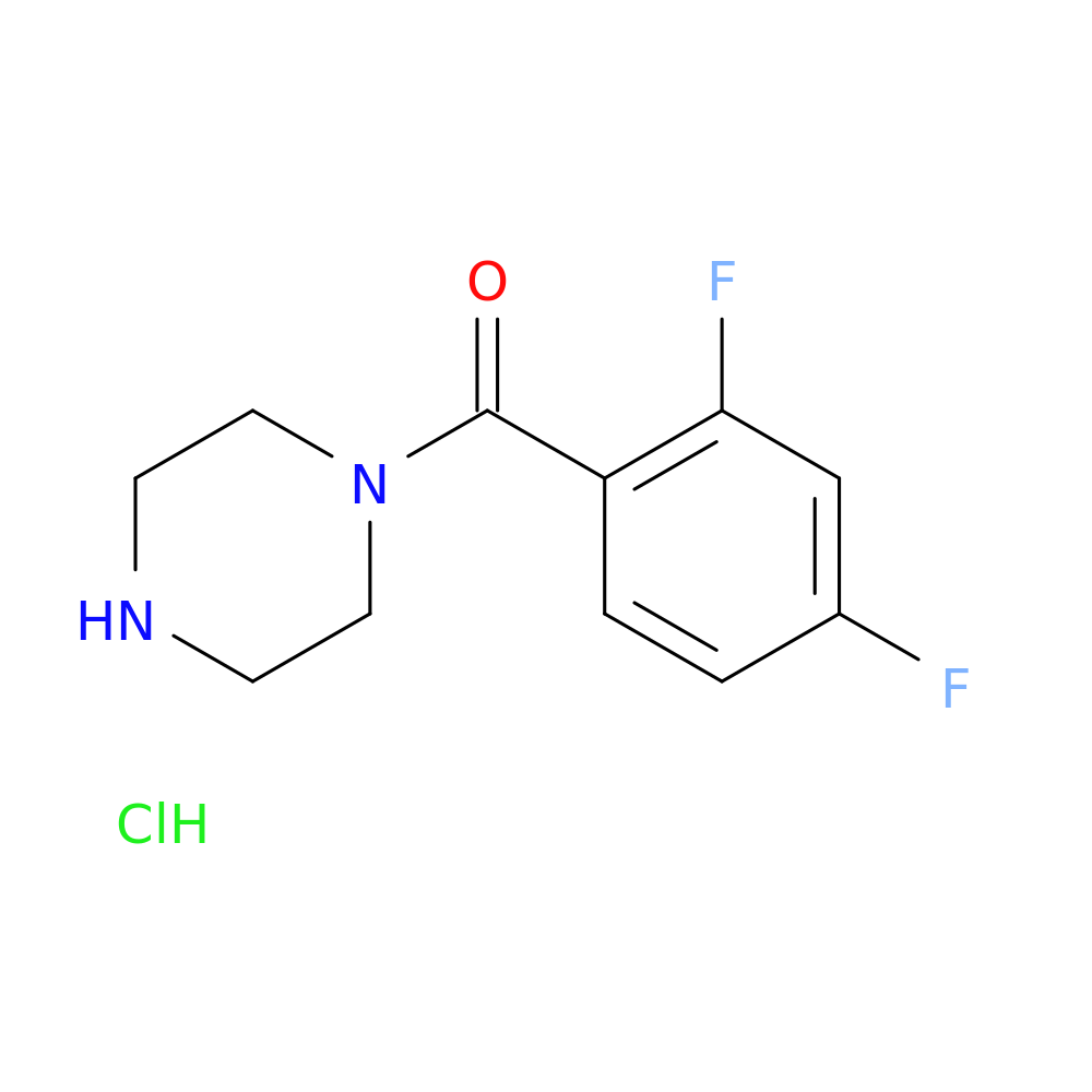 1-(2,4-Difluorobenzoyl)piperazine hydrochloride