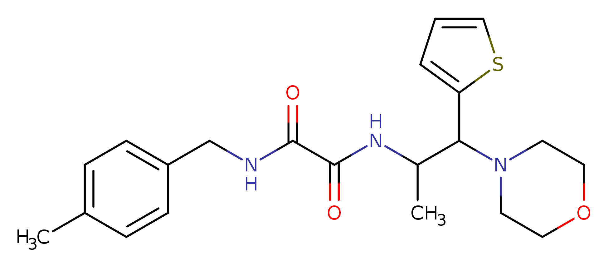 N'-[(4-methylphenyl)methyl]-N-[1-(morpholin-4-yl)-1-(thiophen-2-yl)propan-2-yl]ethanediamide