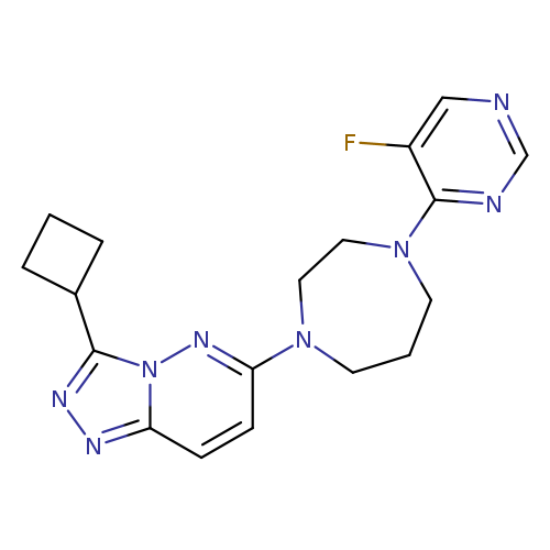 1-{3-cyclobutyl-[1,2,4]triazolo[4,3-b]pyridazin-6-yl}-4-(5-fluoropyrimidin-4-yl)-1,4-diazepane