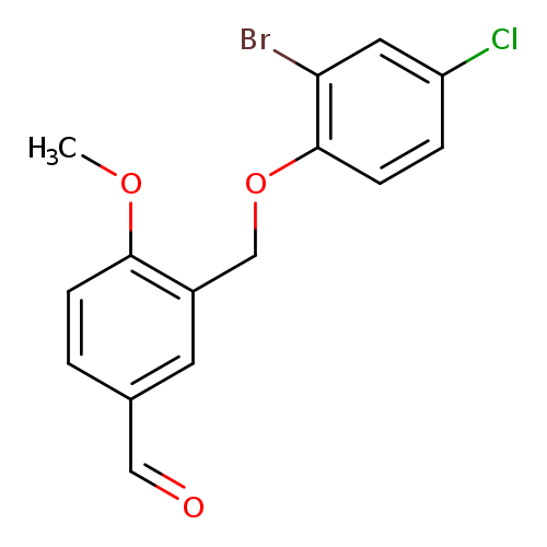 3-[(2-Bromo-4-chlorophenoxy)methyl]-4-methoxybenzaldehyde