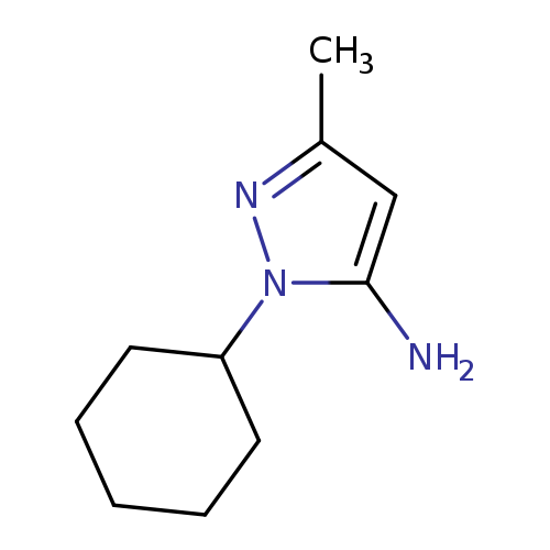 2-CYCLOHEXYL-5-METHYL-2H-PYRAZOL-3-YLAMINE