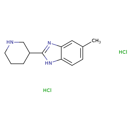 5-methyl-2-(piperidin-3-yl)-1H-1,3-benzodiazole dihydrochloride