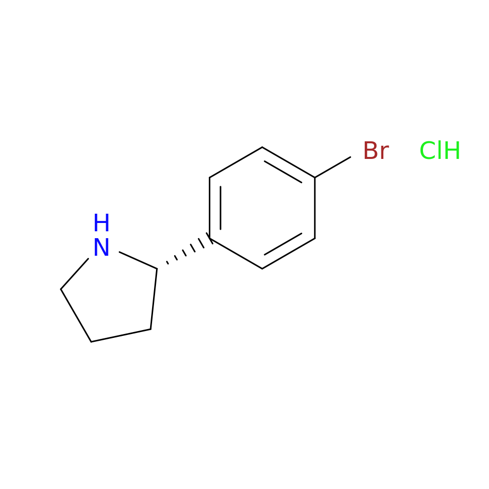(S)-2-(4-Bromophenyl)Pyrrolidine Hydrochloride