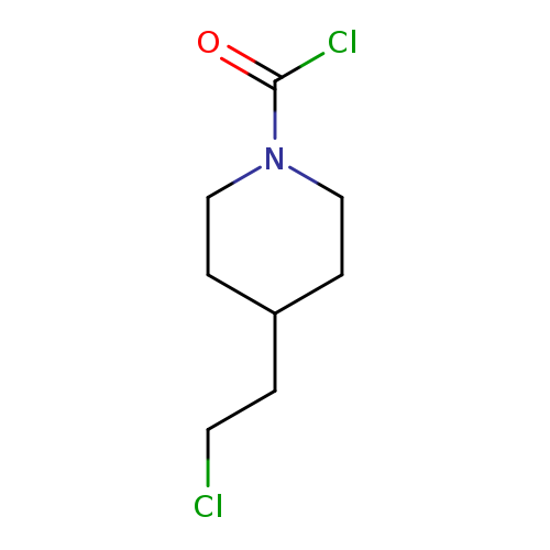 4-(2-chloroethyl)piperidine-1-carbonylchloride