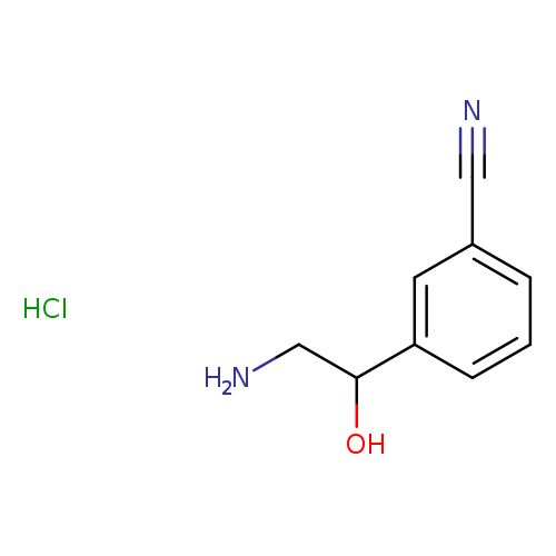 3-(2-amino-1-hydroxyethyl)benzonitrile hydrochloride