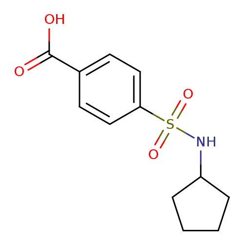 4-[(Cyclopentylamino)sulfonyl]benzoic acid