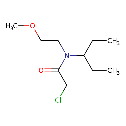 2-chloro-N-(2-methoxyethyl)-N-(pentan-3-yl)acetamide