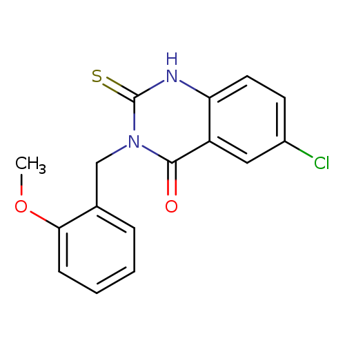 6-chloro-3-[(2-methoxyphenyl)methyl]-2-sulfanylidene-1,2,3,4-tetrahydroquinazolin-4-one