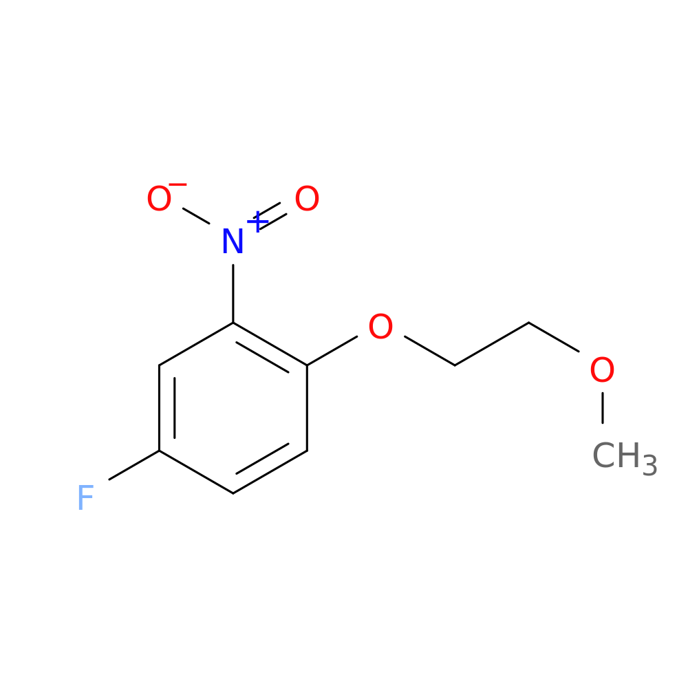 4-Fluoro-1-(2-methoxyethoxy)-2-nitrobenzene