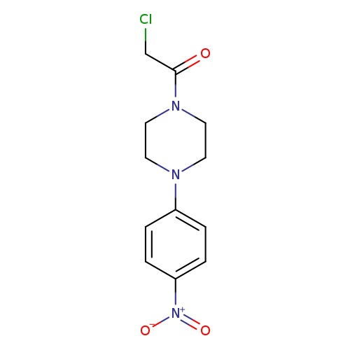 Ethanone, 2-chloro-1-[4-(4-nitrophenyl)-1-piperazinyl]-