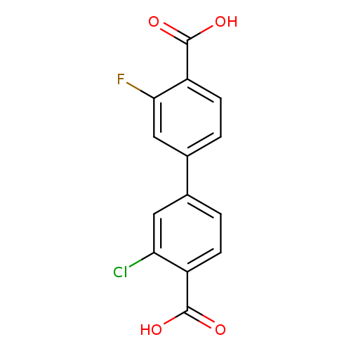 4-(4-Carboxy-3-fluorophenyl)-2-chlorobenzoic acid