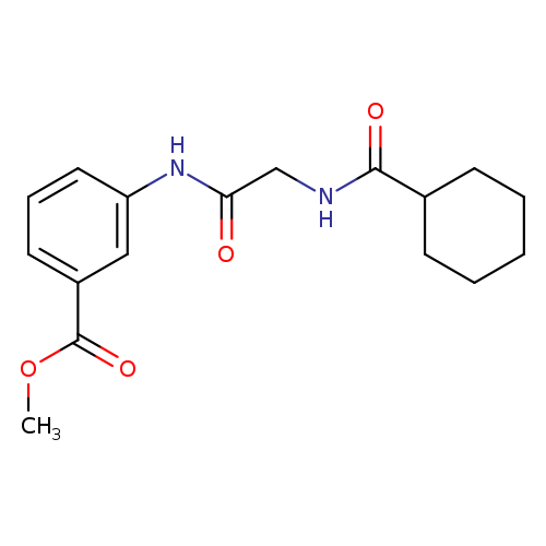 methyl 3-[2-(cyclohexylformamido)acetamido]benzoate