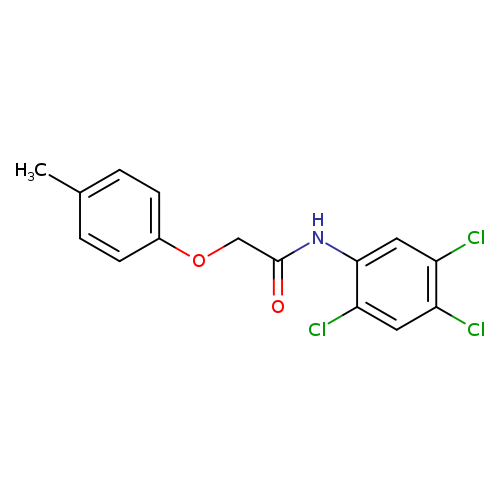 2-(4-methylphenoxy)-N-(2,4,5-trichlorophenyl)acetamide
