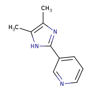 3-(4,5-dimethyl-1H-imidazol-2-yl)pyridine