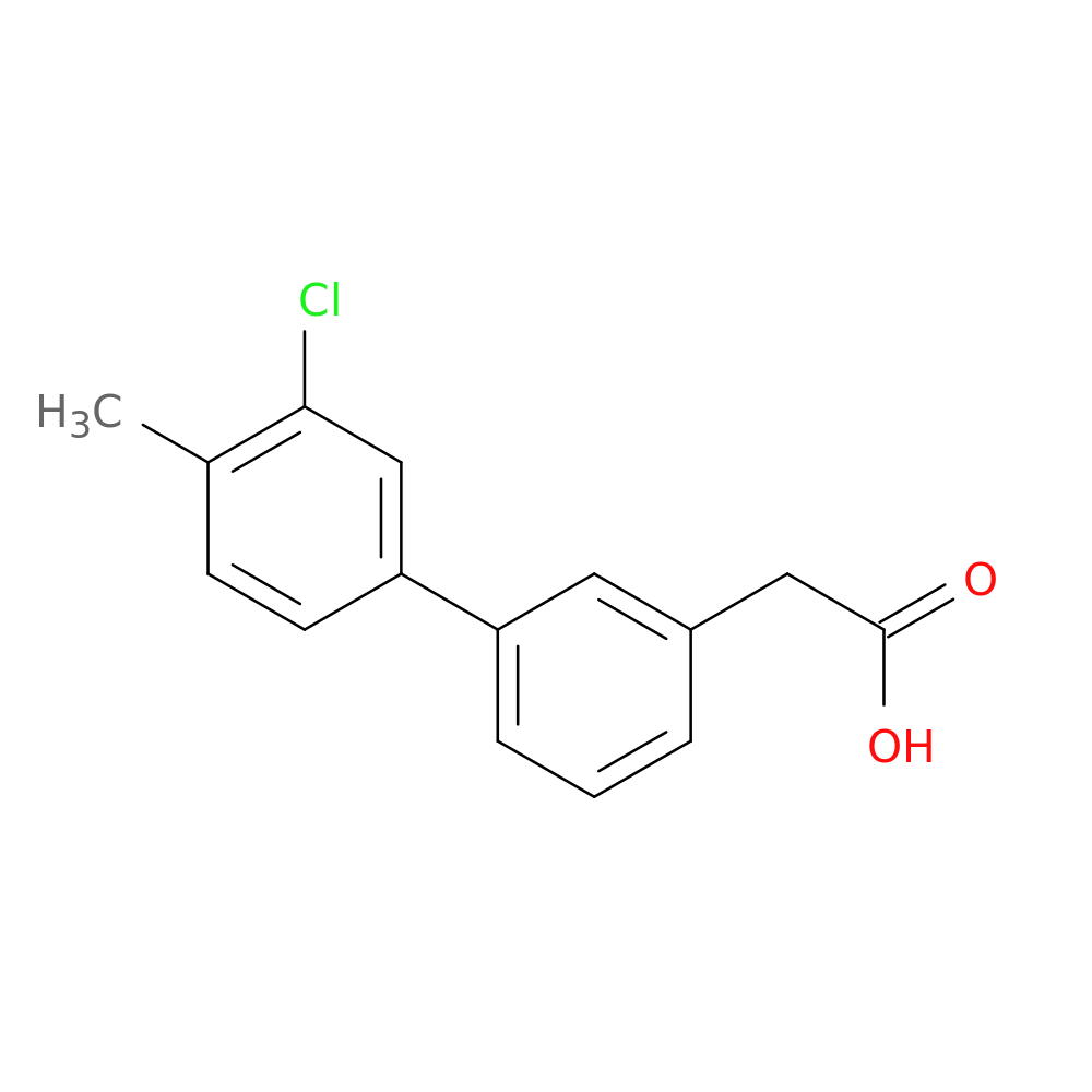 3-(3-Chloro-4-methylphenyl)phenylacetic acid