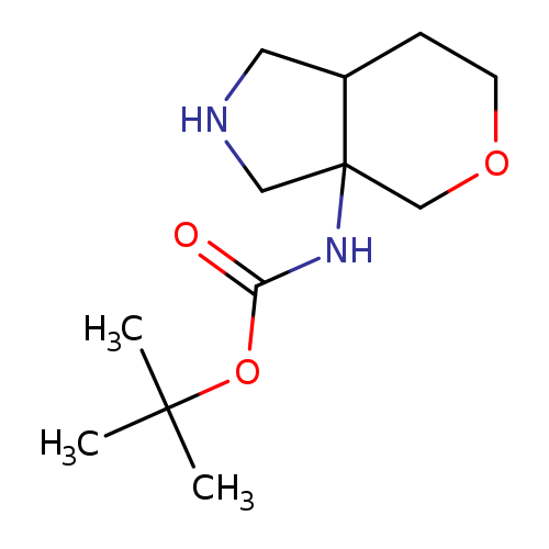 tert-butyl N-{octahydropyrano[3,4-c]pyrrol-3a-yl}carbamate