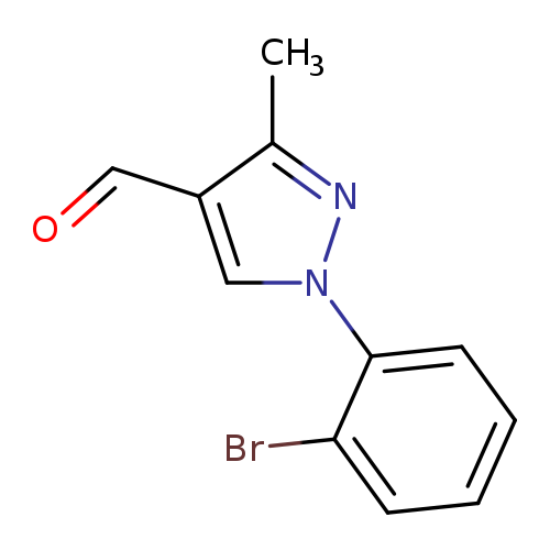 1-(2-bromophenyl)-3-methyl-1H-pyrazole-4-carbaldehyde