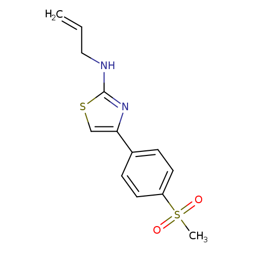 4-(4-methanesulfonylphenyl)-N-(prop-2-en-1-yl)-1,3-thiazol-2-amine