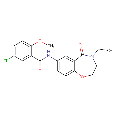 5-chloro-N-(4-ethyl-5-oxo-2,3,4,5-tetrahydro-1,4-benzoxazepin-7-yl)-2-methoxybenzamide