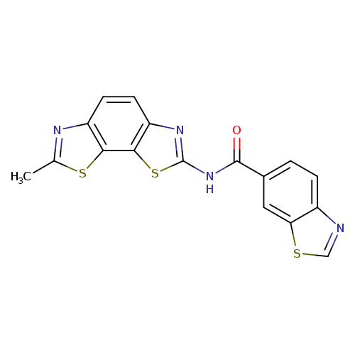 N-{11-methyl-3,12-dithia-5,10-diazatricyclo[7.3.0.0^{2,6}]dodeca-1(9),2(6),4,7,10-pentaen-4-yl}-1,3-benzothiazole-6-carboxamide