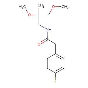 N-(2,3-dimethoxy-2-methylpropyl)-2-(4-fluorophenyl)acetamide