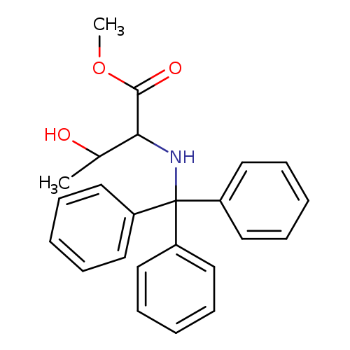 Methyl 3-hydroxy-2-[(triphenylmethyl)amino]butanoate