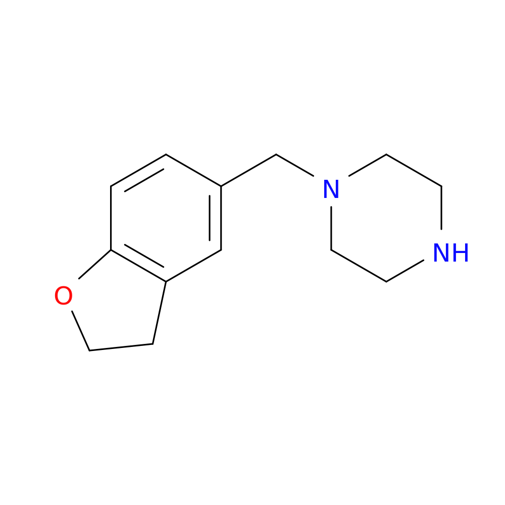1-((2,3-Dihydrobenzofuran-5-Yl)Methyl)Piperazine