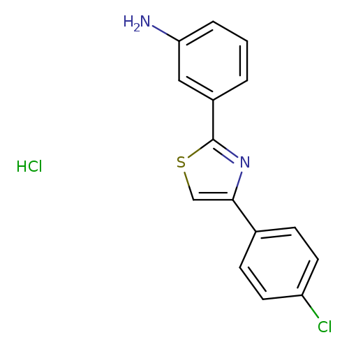 3-[4-(4-chlorophenyl)-1,3-thiazol-2-yl]aniline hydrochloride