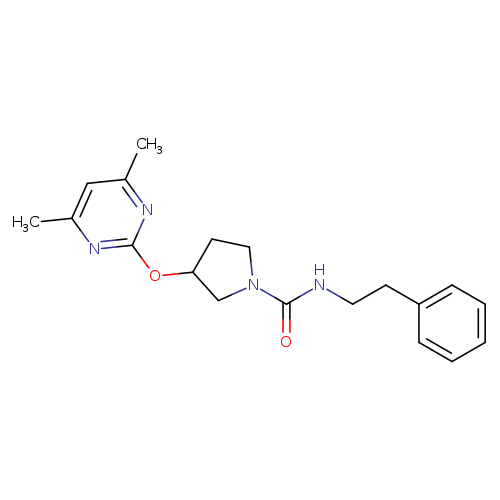 3-[(4,6-dimethylpyrimidin-2-yl)oxy]-N-(2-phenylethyl)pyrrolidine-1-carboxamide