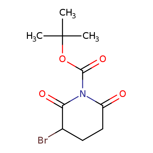 1-Piperidinecarboxylic acid, 3-bromo-2,6-dioxo-, 1,1-dimethylethyl ester