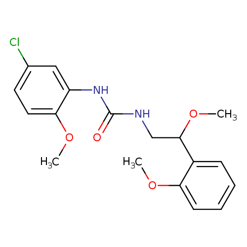 3-(5-chloro-2-methoxyphenyl)-1-[2-methoxy-2-(2-methoxyphenyl)ethyl]urea