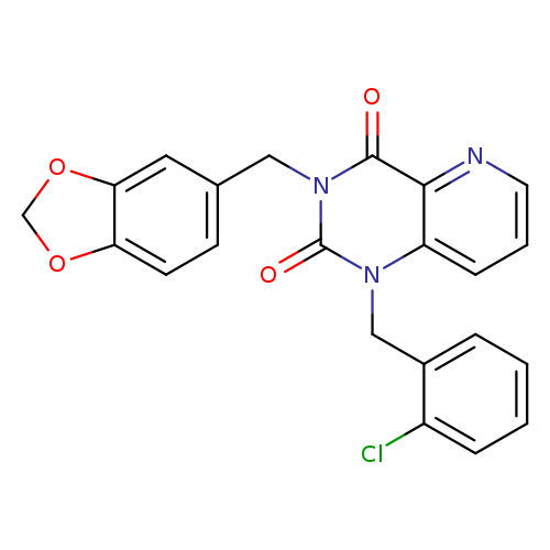 3-[(2H-1,3-benzodioxol-5-yl)methyl]-1-[(2-chlorophenyl)methyl]-1H,2H,3H,4H-pyrido[3,2-d]pyrimidine-2,4-dione