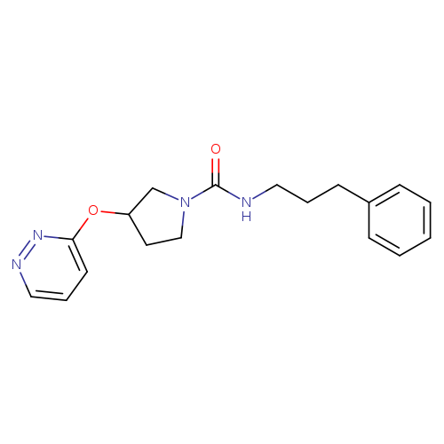N-(3-phenylpropyl)-3-(pyridazin-3-yloxy)pyrrolidine-1-carboxamide
