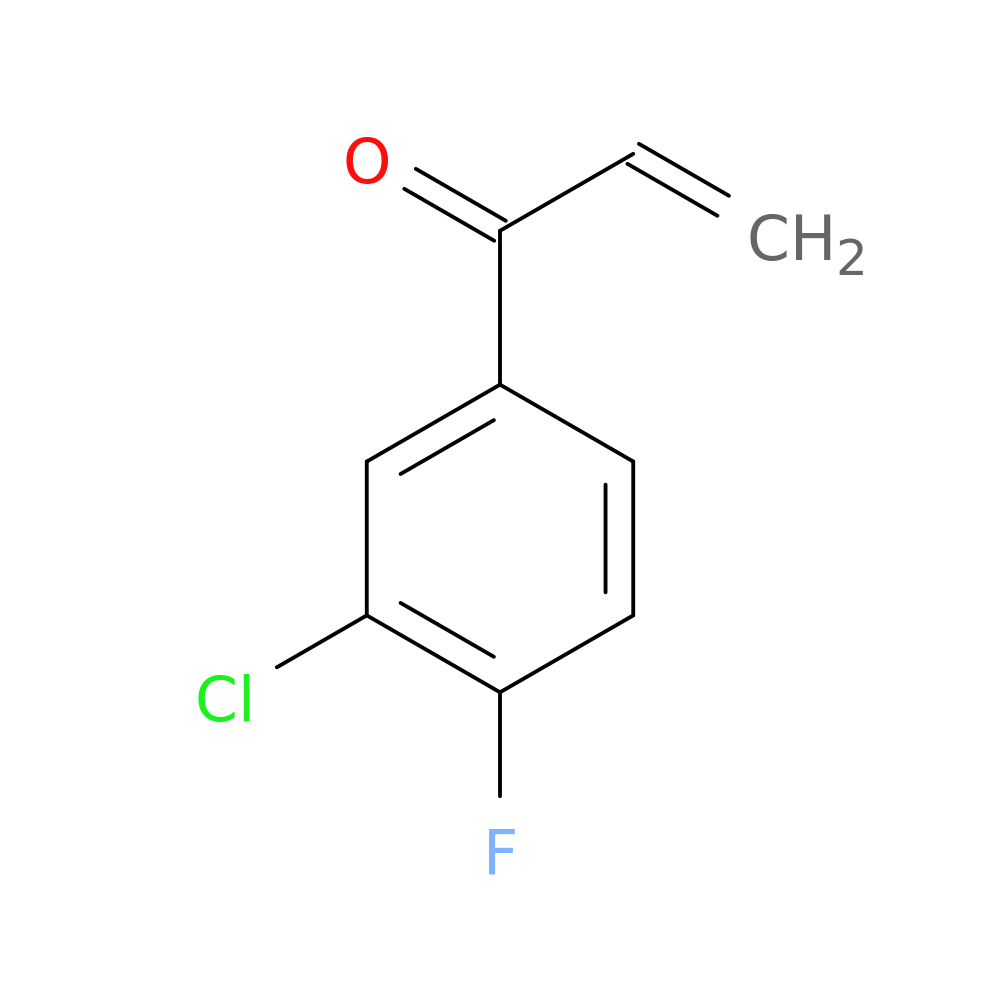1-(3-chloro-4-fluorophenyl)prop-2-en-1-one
