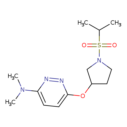 N,N-dimethyl-6-{[1-(propane-2-sulfonyl)pyrrolidin-3-yl]oxy}pyridazin-3-amine