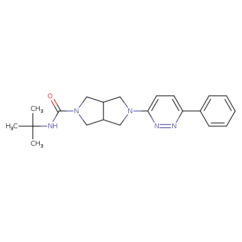 N-tert-butyl-5-(6-phenylpyridazin-3-yl)-octahydropyrrolo[3,4-c]pyrrole-2-carboxamide