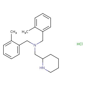 2-Piperidinemethanamine, N,N-bis[(2-methylphenyl)methyl]-, hydrochloride (1:1)