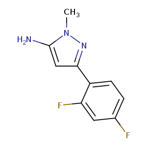 3-(2,4-difluorophenyl)-1-methyl-1H-pyrazol-5-amine