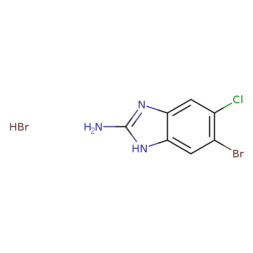 6-bromo-5-chloro-1H-1,3-benzodiazol-2-amine hydrobromide