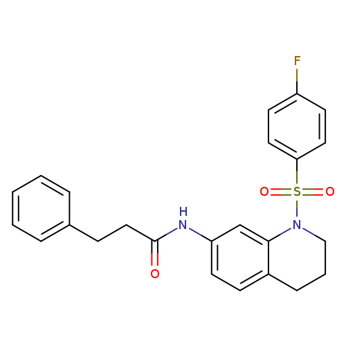 N-[1-(4-fluorobenzenesulfonyl)-1,2,3,4-tetrahydroquinolin-7-yl]-3-phenylpropanamide