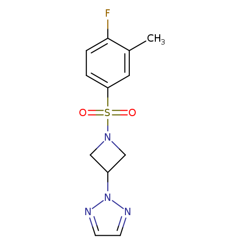 2-[1-(4-fluoro-3-methylbenzenesulfonyl)azetidin-3-yl]-2H-1,2,3-triazole