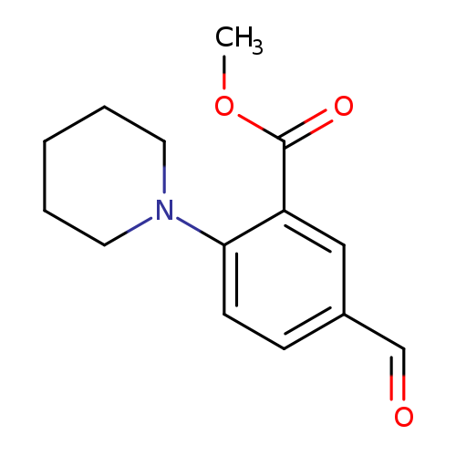 methyl 5-formyl-2-(piperidin-1-yl)benzoate