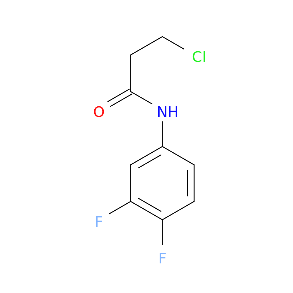 3-Chloro-N-(3,4-difluorophenyl)propanamide