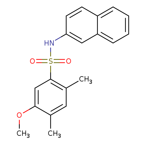 5-methoxy-2,4-dimethyl-N-(naphthalen-2-yl)benzene-1-sulfonamide