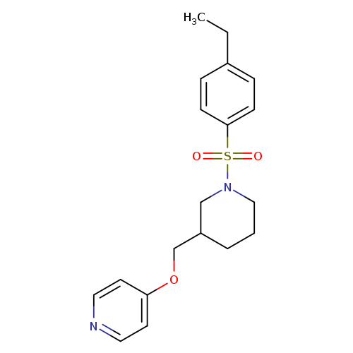 4-{[1-(4-ethylbenzenesulfonyl)piperidin-3-yl]methoxy}pyridine